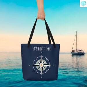 Produktbild maritime Tasche Kompass navy